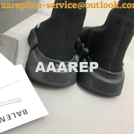 Replica Balenciaga Speed 2.0 Sneaker 617196 Black 8