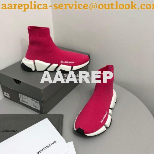 Replica Balenciaga Speed 2.0 Sneaker 617196 Pink