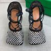 Replica Bottega Veneta BV Sparkle Stretch Rhinestone Mesh 667206 Toile 9