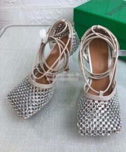 Replica Bottega Veneta BV Sparkle Stretch Rhinestone Mesh 667206 Toile 2