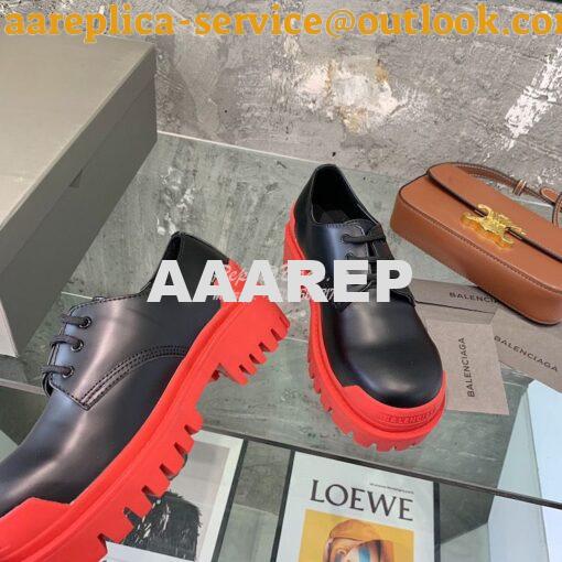 Replica Balenciaga Strkie Derby Lace-Ups Shoes 600600 14