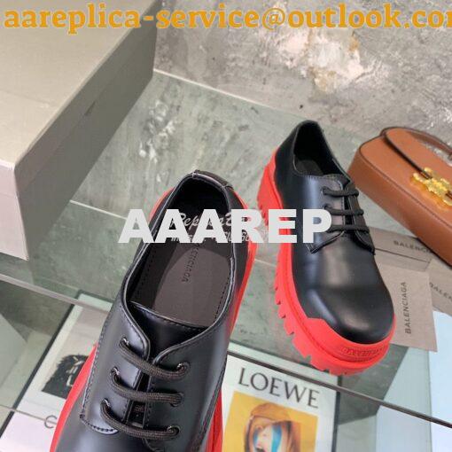 Replica Balenciaga Strkie Derby Lace-Ups Shoes 600600 16