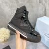 Replica Prada Nylon Gabardine Sneakers 1E260M Blue 9