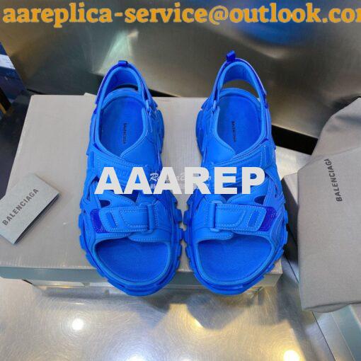 Replica Balenciaga Track Sandals 617542 Blue 2