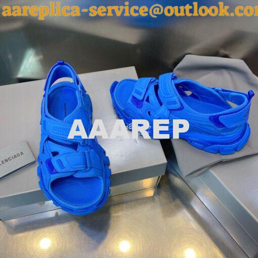 Replica Balenciaga Track Sandals 617542 Blue 3