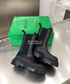 Replica Bottega Veneta BV Tire Boots 630297 Black 2