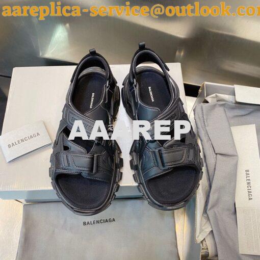 Replica Balenciaga Track Sandals 617542 Black