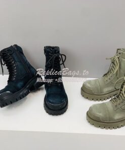 Replica Balenciaga Men Female Strike Combat Boots 4355186