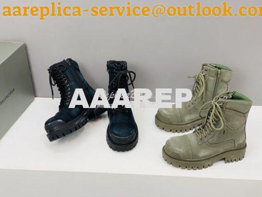 Replica Balenciaga Men Female Strike Combat Boots 4355186