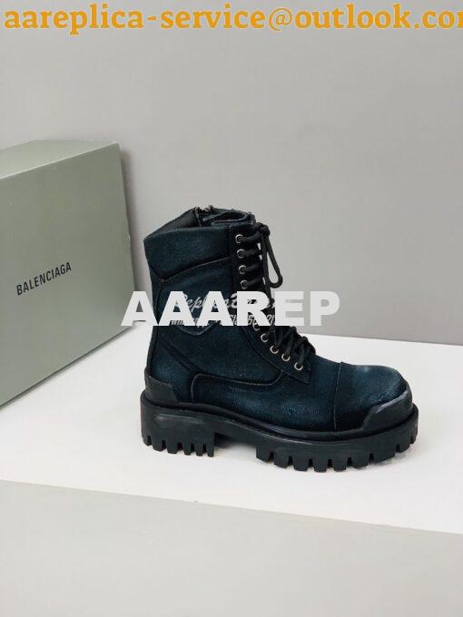 Replica Balenciaga Men Female Strike Combat Boots 4355186 2