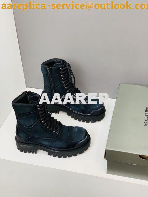 Replica Balenciaga Men Female Strike Combat Boots 4355186 4