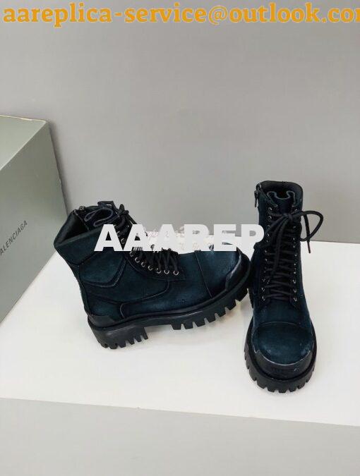 Replica Balenciaga Men Female Strike Combat Boots 4355186 7