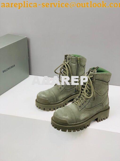 Replica Balenciaga Men Female Strike Combat Boots 4355186 10