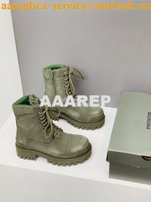 Replica Balenciaga Men Female Strike Combat Boots 4355186 12