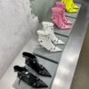 Replica Balenciaga Cagole 90mm Bootie Arena Lambskin 694379 White 10