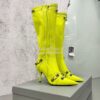 Replica Balenciaga Cagole 90mm Boot Arena lambskin 694395 Black 11