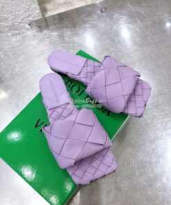 Replica Bottega Veneta BV Lido Flat Sandals 608853 Lavender