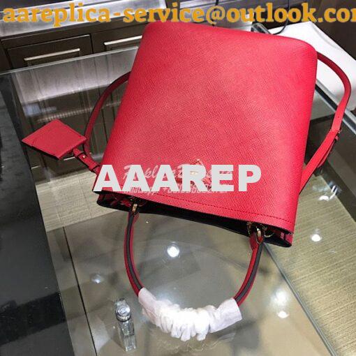 Replica Prada Double Medium Saffiano Leather Bag 1ba212 Red 2