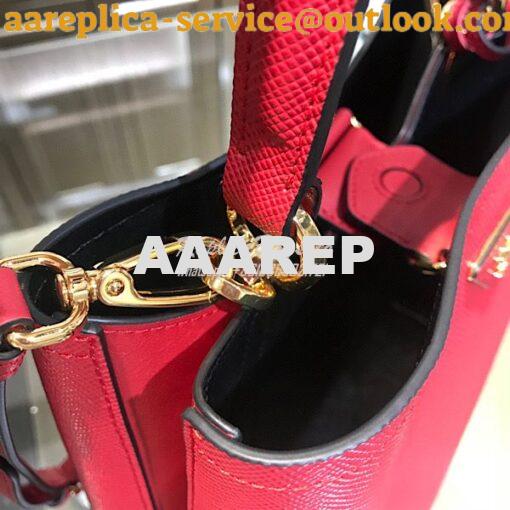 Replica Prada Double Medium Saffiano Leather Bag 1ba212 Red 5