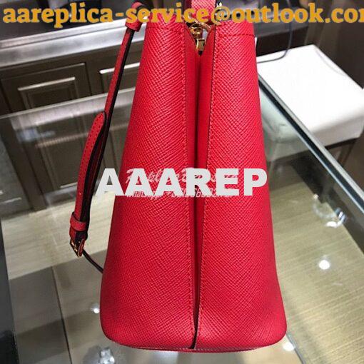 Replica Prada Double Medium Saffiano Leather Bag 1ba212 Red 6