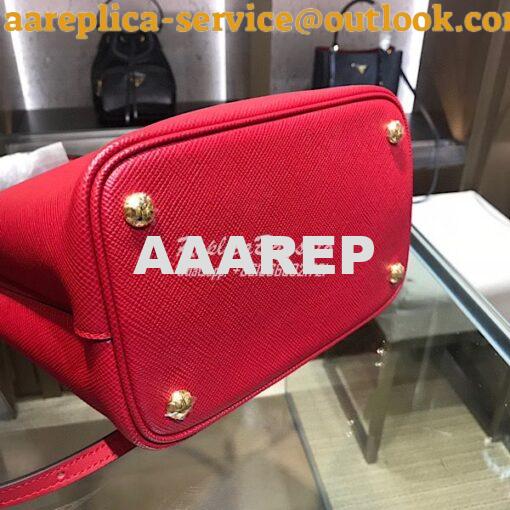 Replica Prada Double Medium Saffiano Leather Bag 1ba212 Red 9