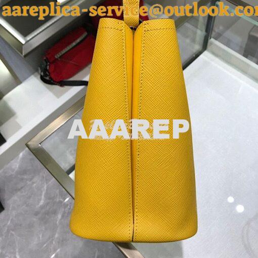 Replica Prada Double Medium Saffiano Leather Bag 1ba212 Yellow 4