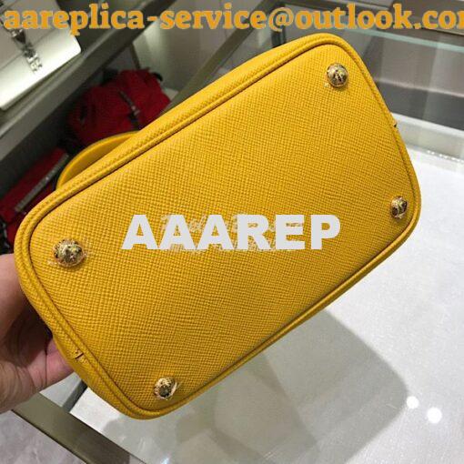 Replica Prada Double Medium Saffiano Leather Bag 1ba212 Yellow 5