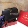 Replica Prada Bauletto Dome Black Nylon Shoulder Bag 1BB013 11