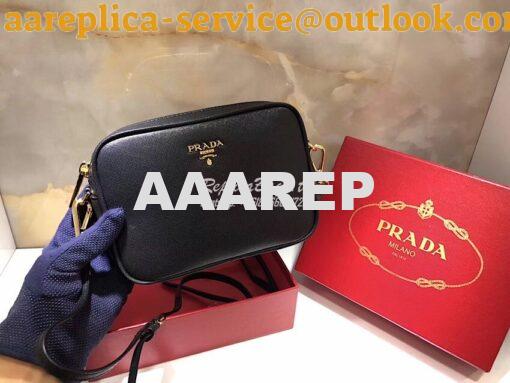 Replica Prada Saffiano Leather Camera Bag 1BH036