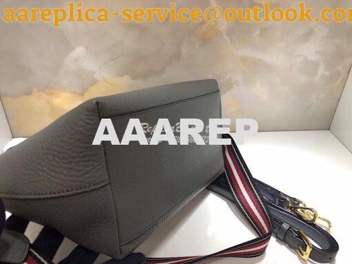 Replica Prada Daino Leather Tote Bag 1BA157 Grey 13