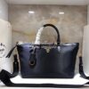 Replica Prada Bauletto Dome Black Nylon Shoulder Bag 1BB013 10