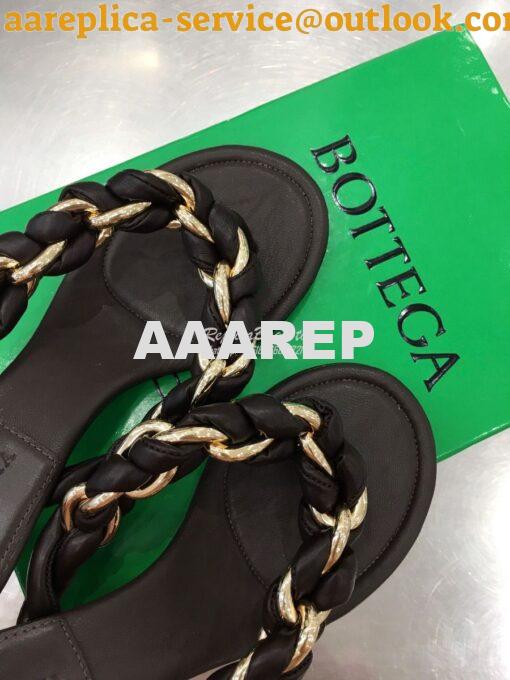 Replica Bottega Veneta BV Dot Sandals 659002 Coco 7