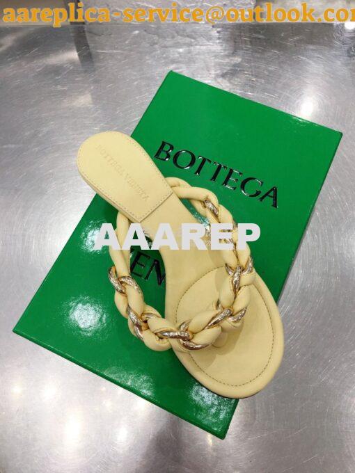 Replica Bottega Veneta BV Dot Sandals 659002 Lemonade 2