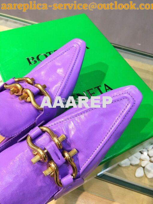 Replica Bottega Veneta BV Madame Pumps 651359 Purple 7