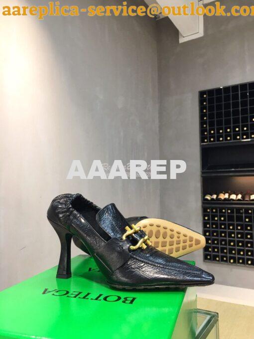 Replica Bottega Veneta BV Madame Pumps 651359 Black 4