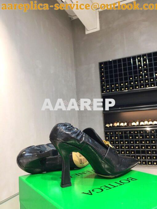 Replica Bottega Veneta BV Madame Pumps 651359 Black 5