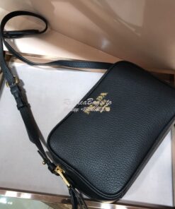 Replica Prada Calf Leather Shoulder Camera Bag 1bh082 Black 2