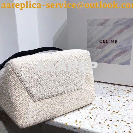 Replica  Celine Small Seau Sangle bag in Textured Canvas 9