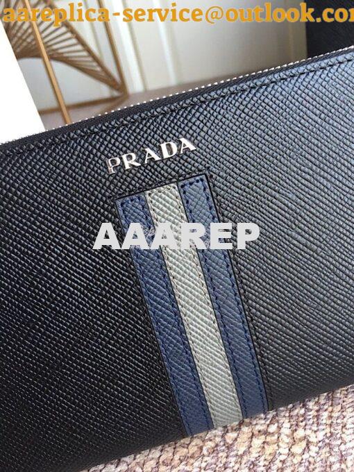 Replica Prada Document Holder 2ML317 Navy 3