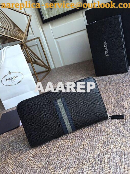 Replica Prada Document Holder 2ML317 Navy 6