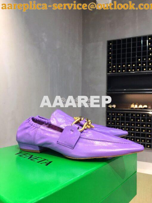 Replica Bottega Veneta BV Madame Loafers 651352 Purple