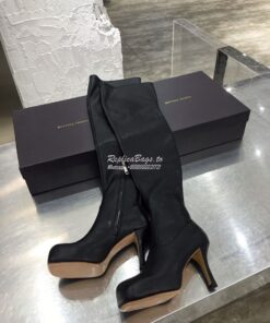 Replica Bottega Veneta BV The Bold High Boots 631934 Black