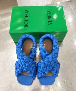 Replica Bottega Veneta BV Criss-Cross Board Sandals 632507 Blue 2