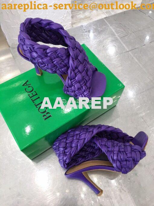 Replica Bottega Veneta BV Criss-Cross Board Sandals 632507 Purple