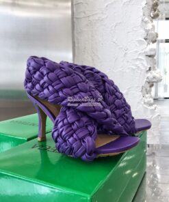 Replica Bottega Veneta BV Criss-Cross Board Sandals 632507 Purple 2