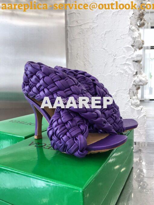 Replica Bottega Veneta BV Criss-Cross Board Sandals 632507 Purple 2