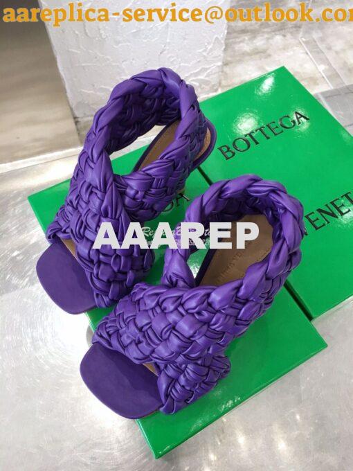 Replica Bottega Veneta BV Criss-Cross Board Sandals 632507 Purple 4