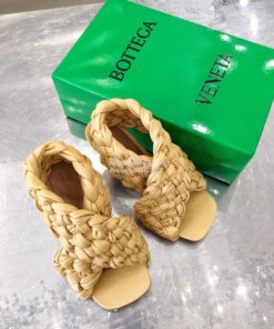 Replica Bottega Veneta BV Criss-Cross Board Sandals 632507 Butter 2