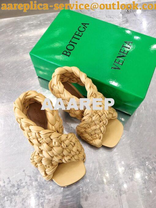 Replica Bottega Veneta BV Criss-Cross Board Sandals 632507 Butter 2