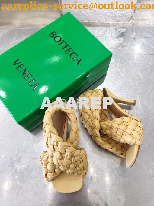 Replica Bottega Veneta BV Criss-Cross Board Sandals 632507 Butter 6